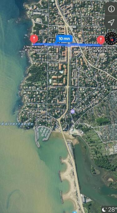 F2/4 Pers Plage-Commerces A Pieds-Parking Prive Saint Aygulf Kültér fotó